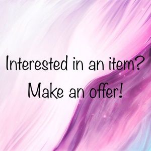 Interested in an item? Make an offer!